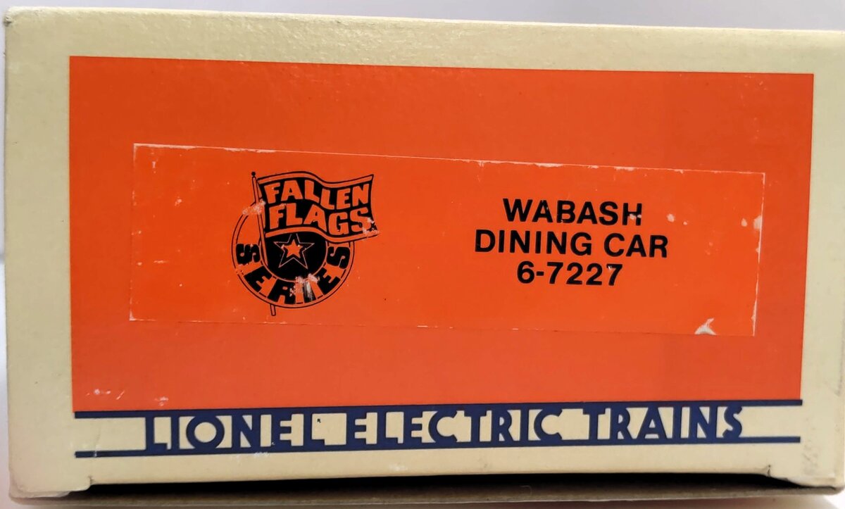 Lionel 6-7227 O Gauge Wabash Café Lounge Car #7227 LN/Box