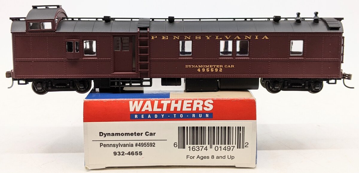 Walthers 932-4655 HO Scale Pennsylvania Dynamometer Car #495592 LN/Box