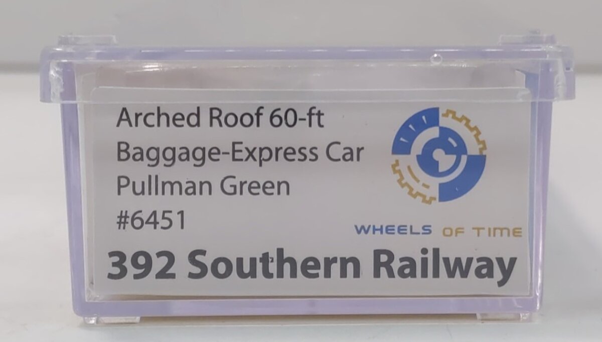 Wheels of Time 392 N Southern 60" Arched Baggage Express #6451