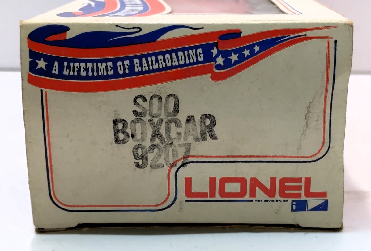 Lionel 6-9207 O Gauge Soo Line Boxcar #9207 VG/Box