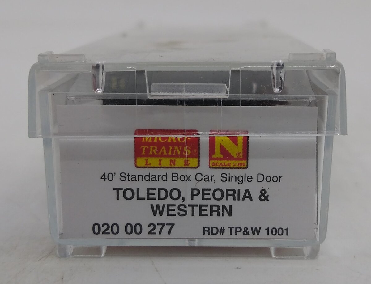 Micro-Trains 02000277 N TP&W 40' Standard Single Door Boxcar #1001