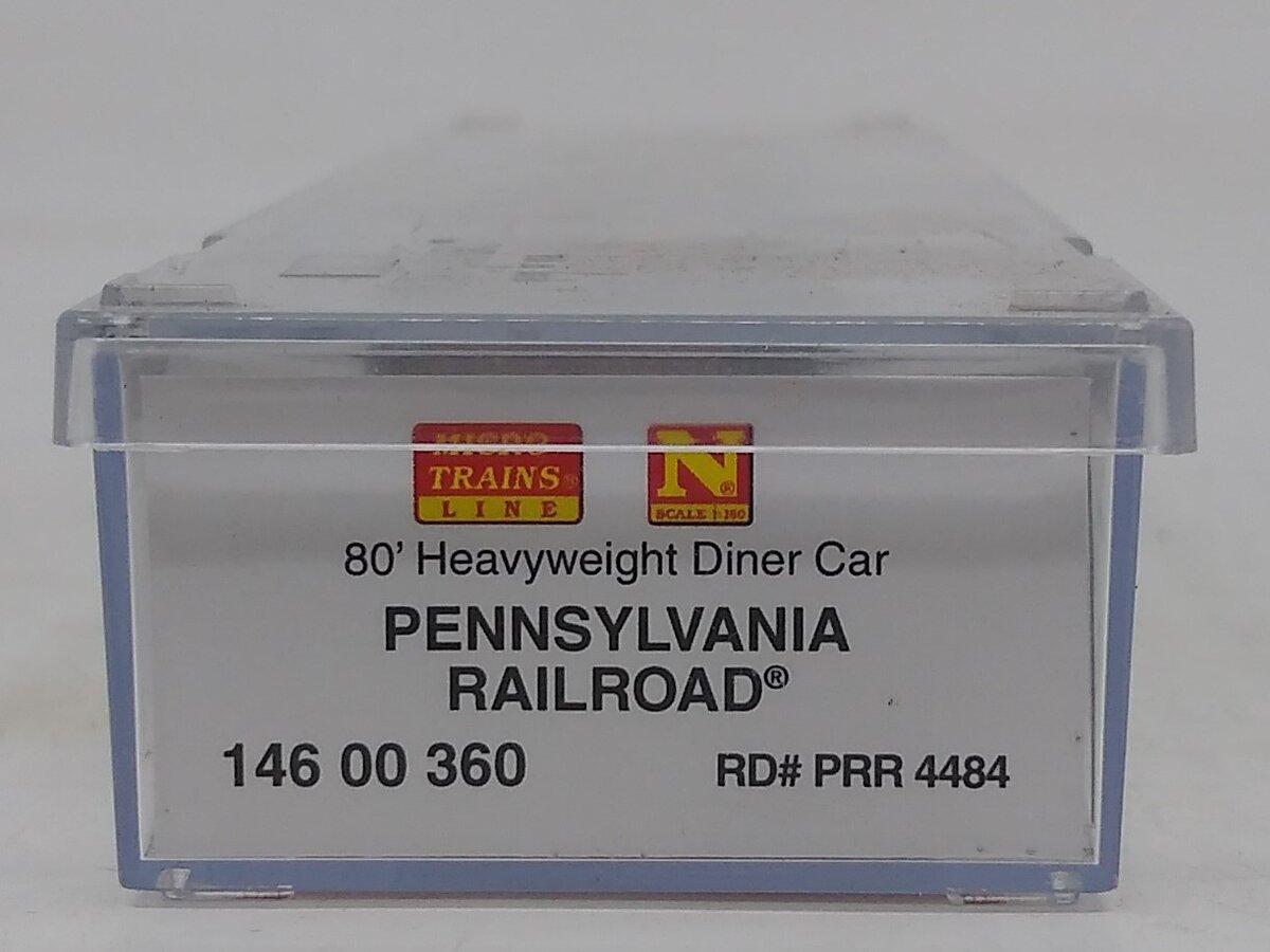 Micro-Trains 14600360 N Pennsylvania Railroad 80' Heavyweight Diner Car #4484