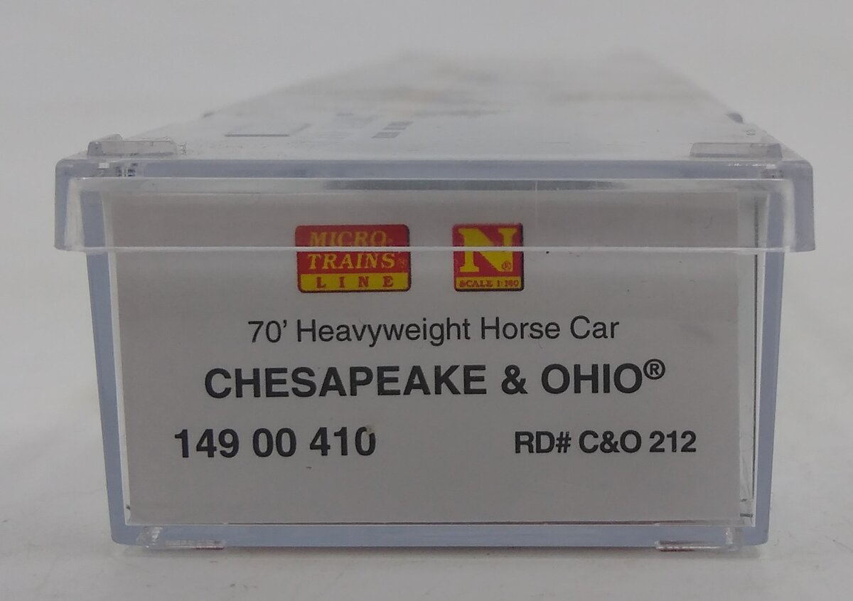 Micro-Trains 14900410 N Chesapeake & Ohio 70' Heavyweight Horse Car #212