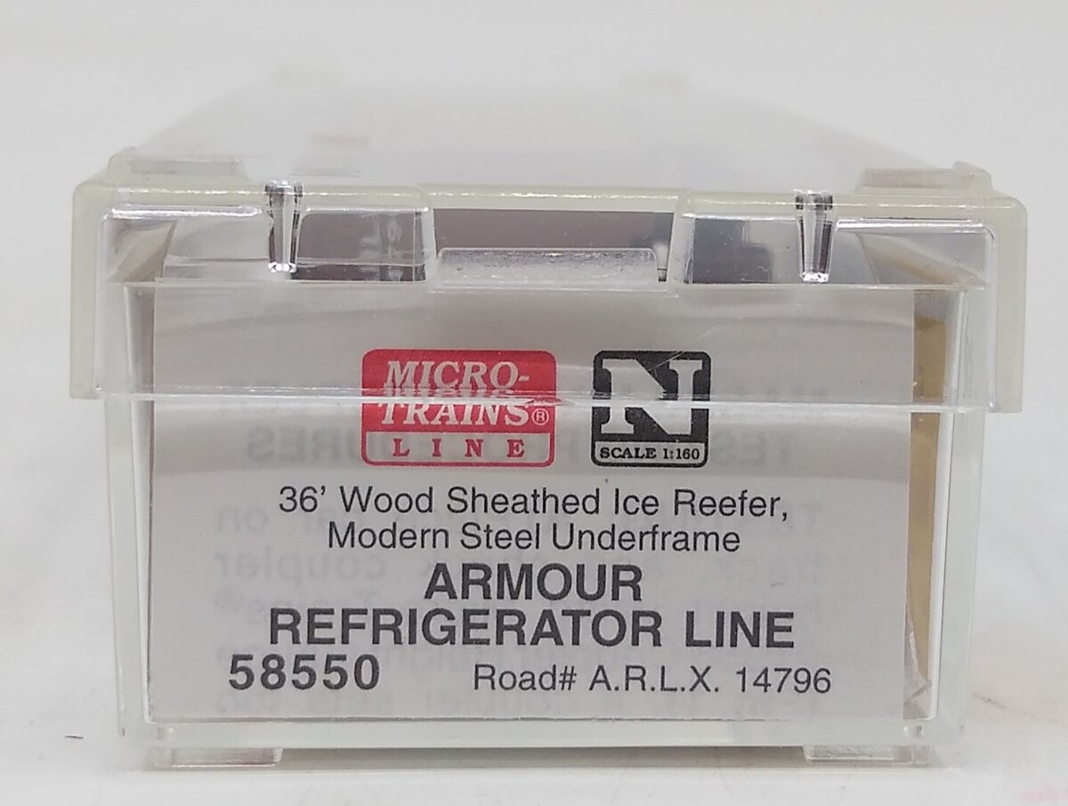 Micro-Trains 05800550 N Armour Refrigerator Line '36 Wood Sheathed Reefer #14796 NIB