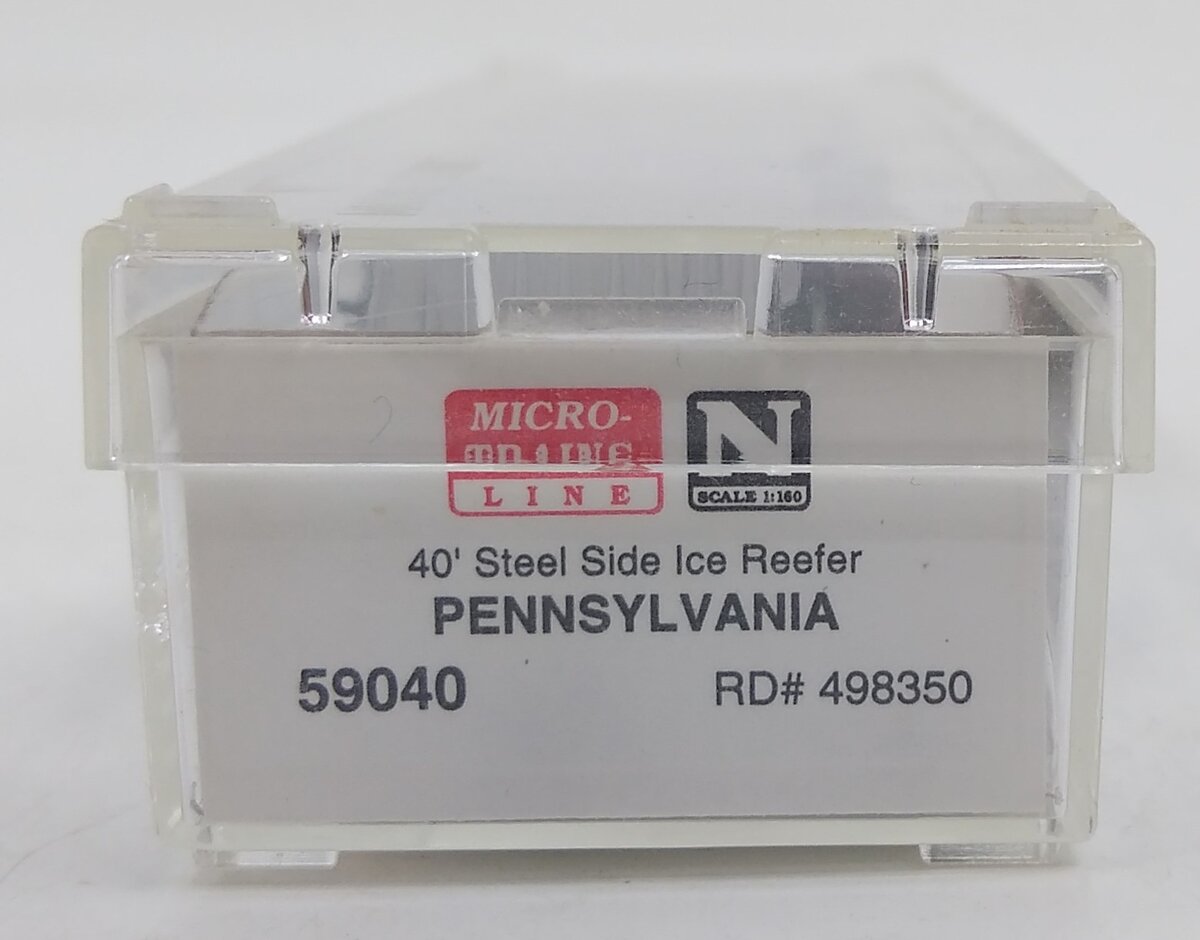 Micro-Trains 05900040 N Pennsylvania 40' Steel Side Ice Reefer #498350 LN/Box