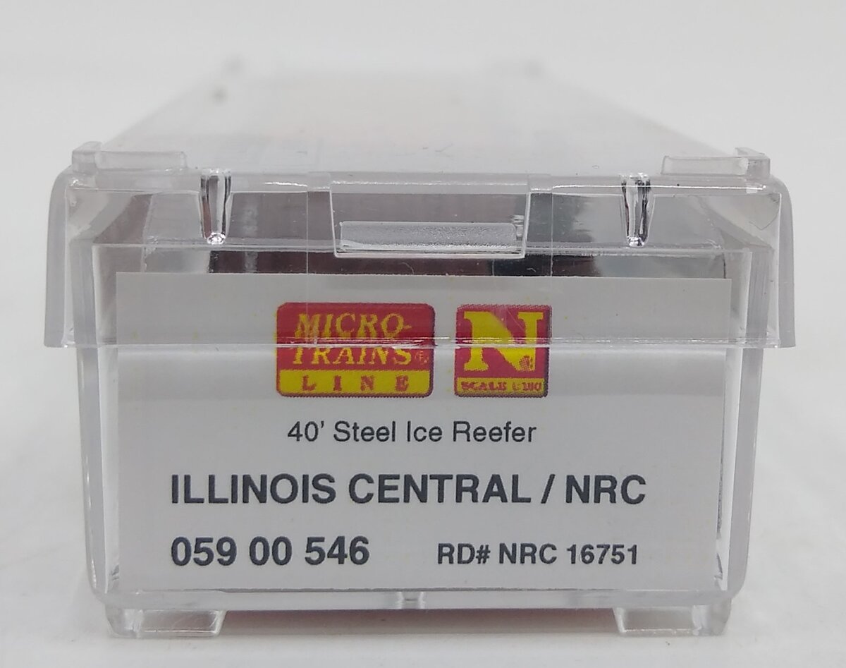 Micro-Trains 05900546 N Illinois Central 40' Steel Side Ice Reefer #16751 LN/Box