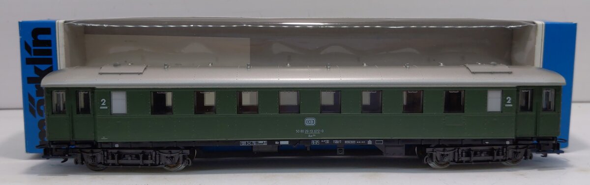 Marklin 4134 DB HO Scale Passenger Car LN/Box – Trainz