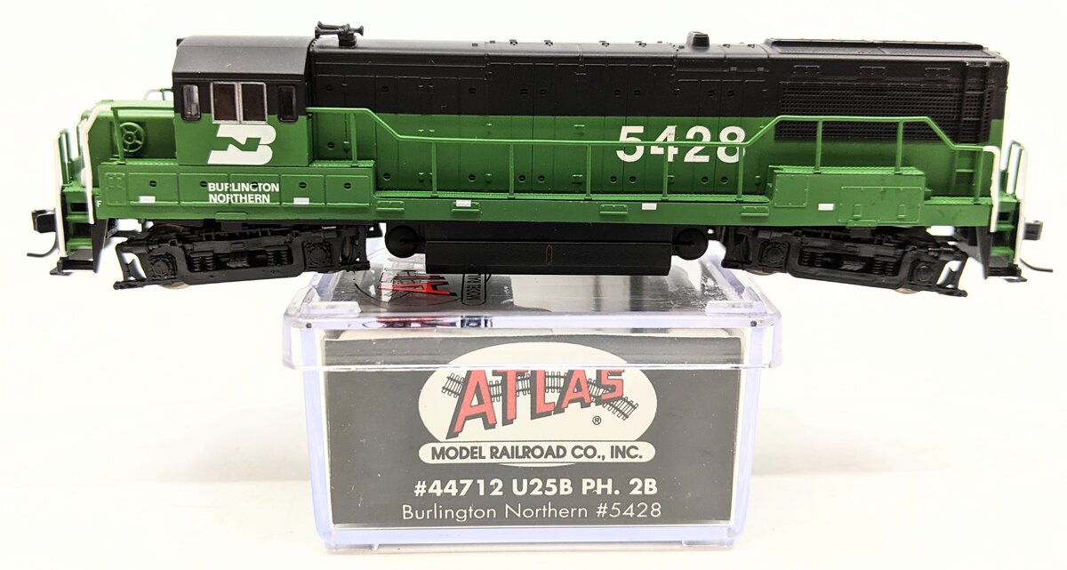 Atlas 44712 N Scale Burlington Northern GE U25B Diesel Locomotive #5428 LN/Box