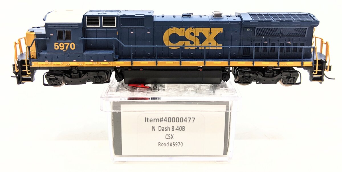 Atlas 40000477 N Scale CSX Transportation Dash8-40B Diesel Locomotive #5970