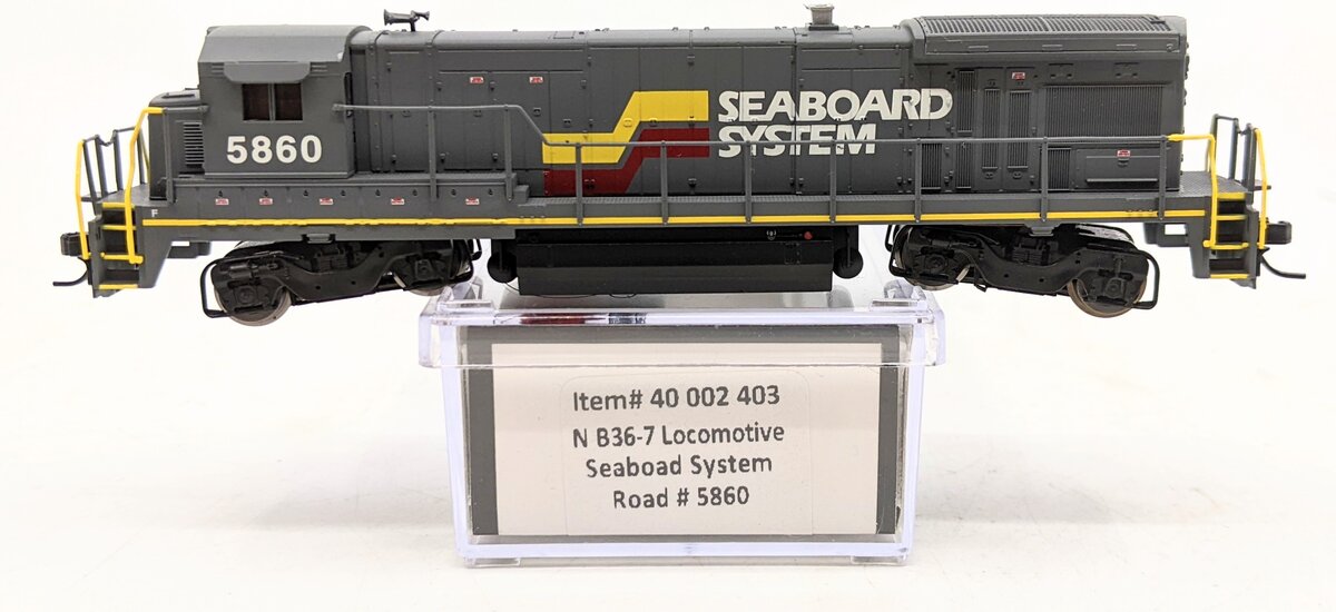 Atlas 40002403 N Scale Seaboard System B36-7 Diesel Locomotive #5860