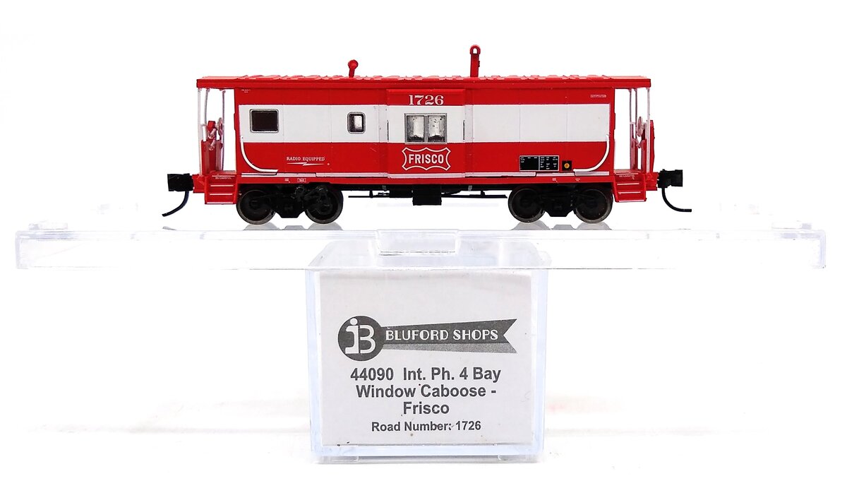 Bluford Shops 44090 N Scale Frisco 4-Bay Caboose #1726