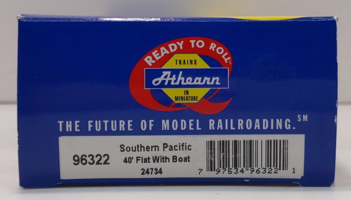 Athearn 96322 HO T&NO Southern Pacific RTR 40'' Flat with Boat #24734