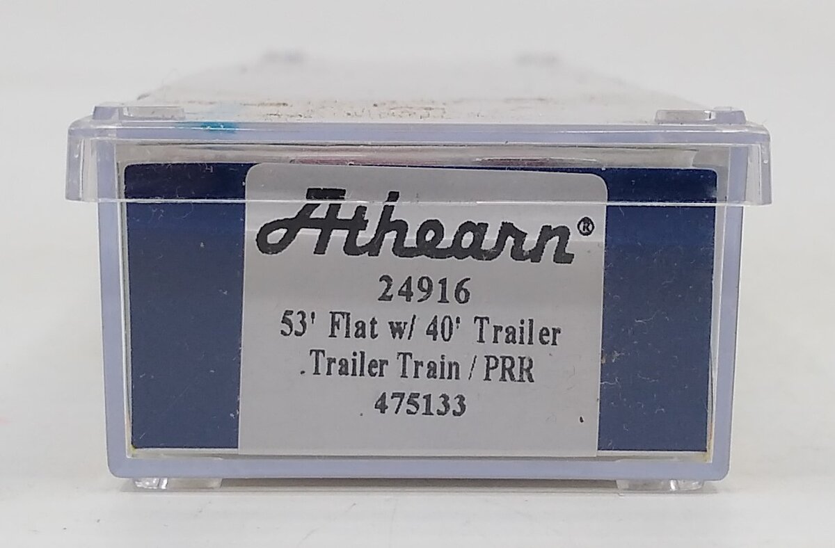 Athearn 24916 N TT/Pennsylvania 53' GSC TOFC Flat with 40' Ex-Post Trailer #2