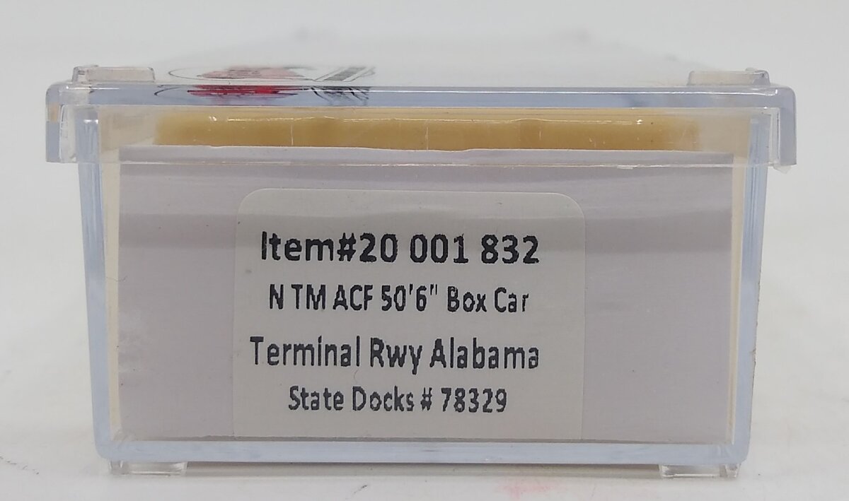 Atlas 20001832 N Scale Terminal Railway Alabama State Docks Box Car #78329