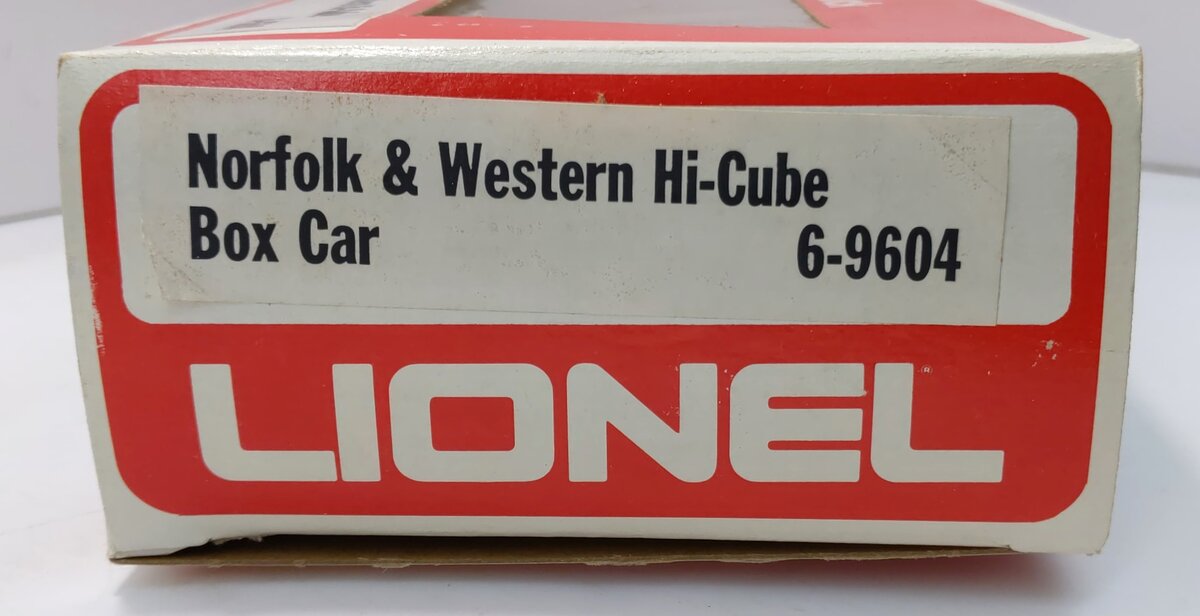 Lionel 6-9604 O Gauge Norfolk & Western Hi-Cube Boxcar LN/Box