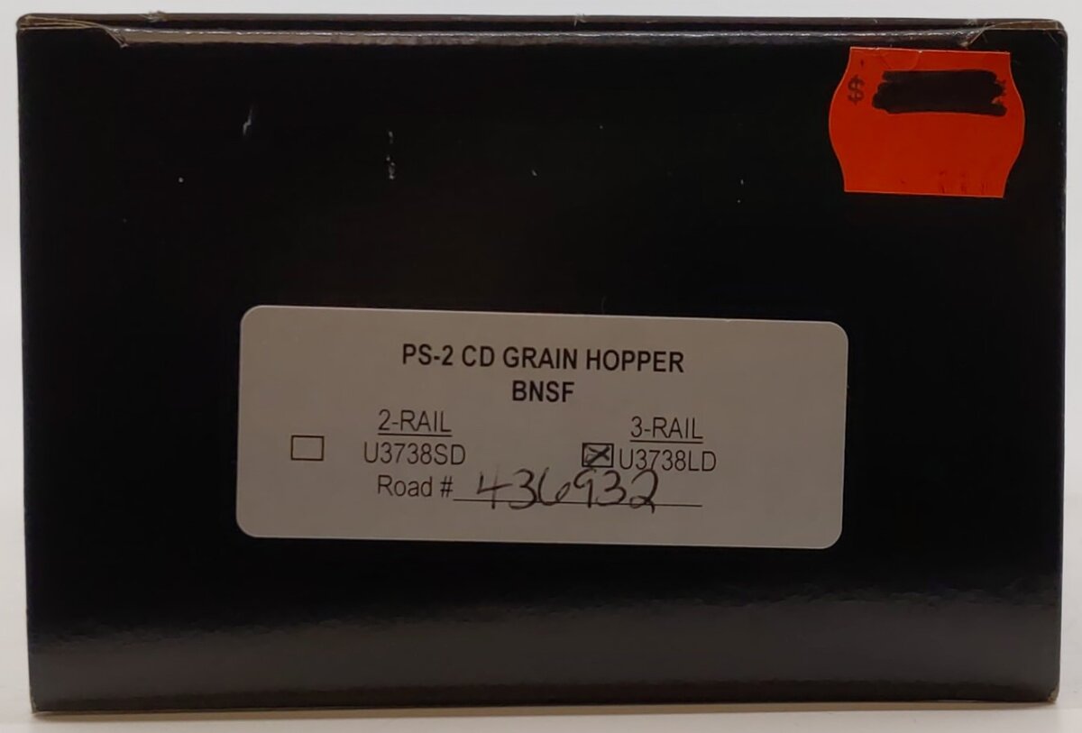 Weaver U3738LD O Gauge BNSF PS-2 CD Grain Hopper #436932 NIB