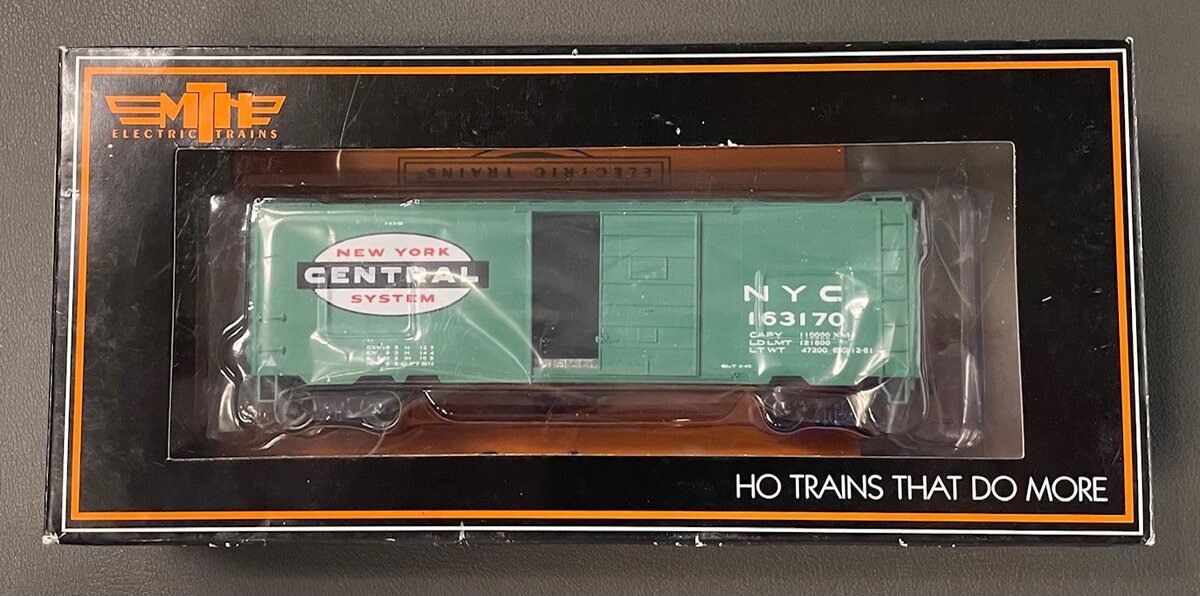 MTH 81-74007 New York Central HO Scale 40' PS-1 Box Car #163170