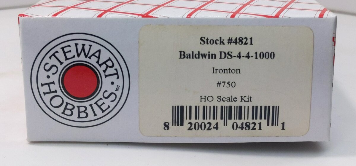 Stewart 4821 HO Ironton Baldwin DS-4-4-1000 Diesel Locomotive #750