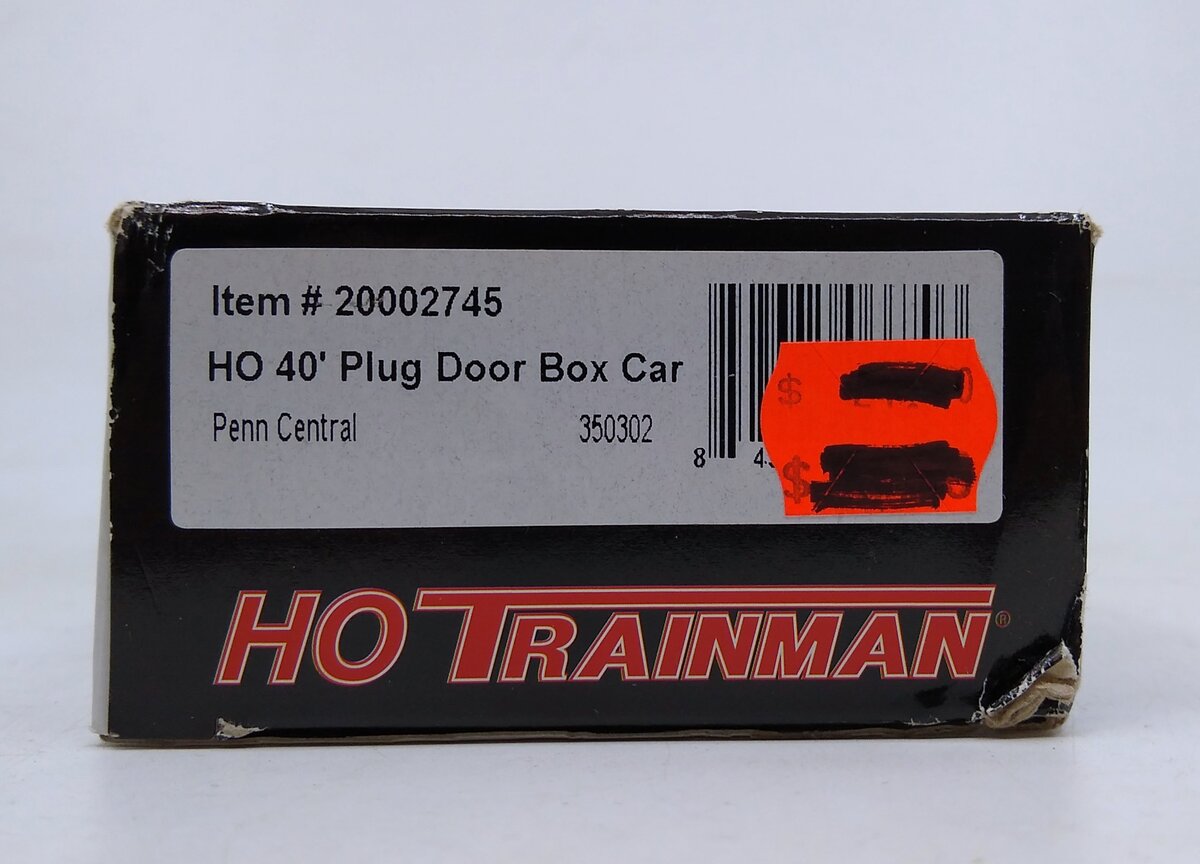 Atlas 20002745 HO Penn Central Trainman 40' Plug Door Box #350302