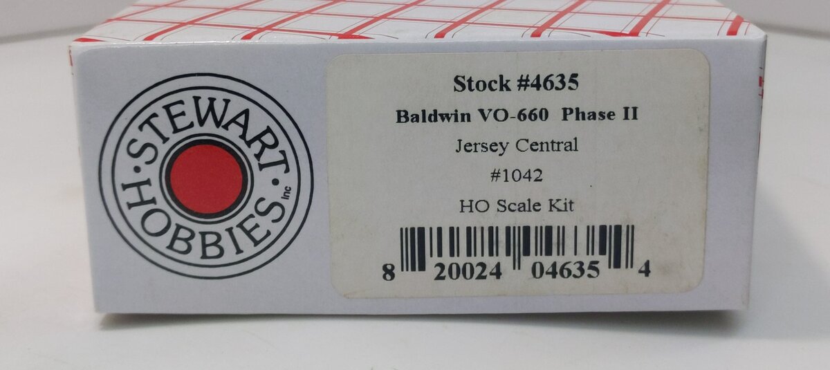 Stewart 4635 HO Central of New Jersey Baldwin VO-660 Diesel Locomotive #1042