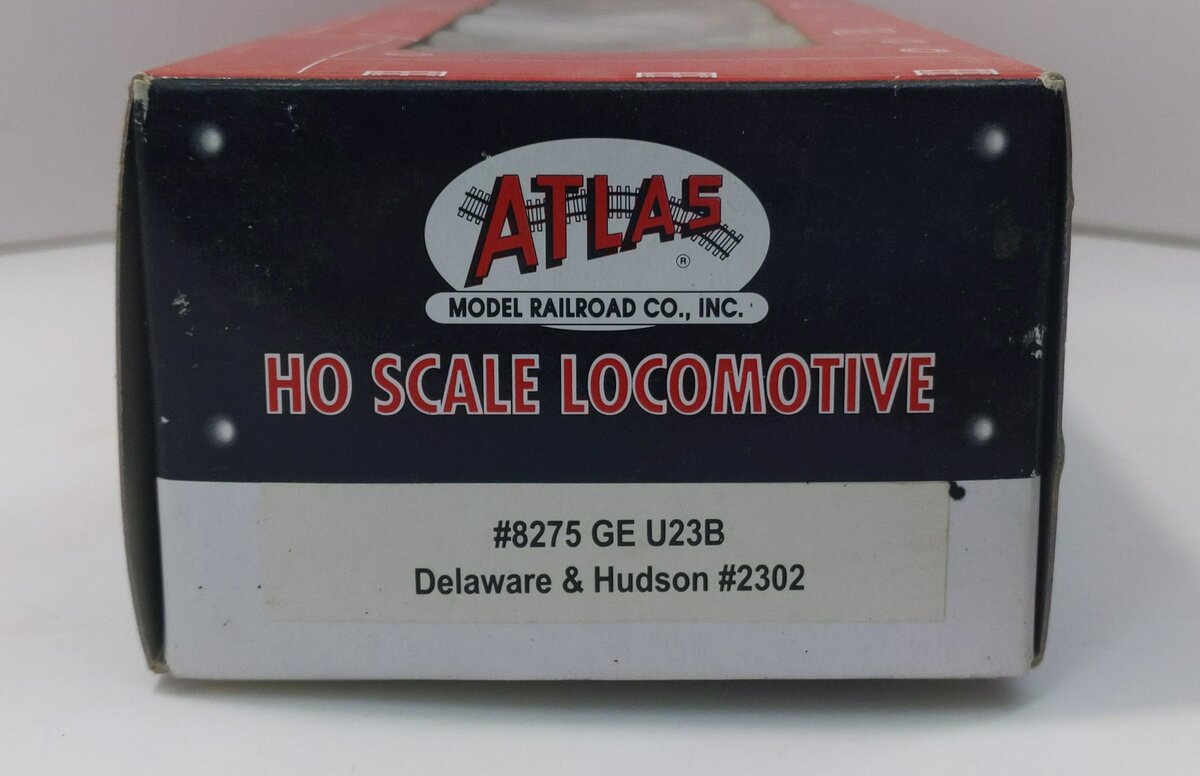 Atlas 8275 HO Delaware & Hudson GE U23B Powered Diesel Locomotive #2302