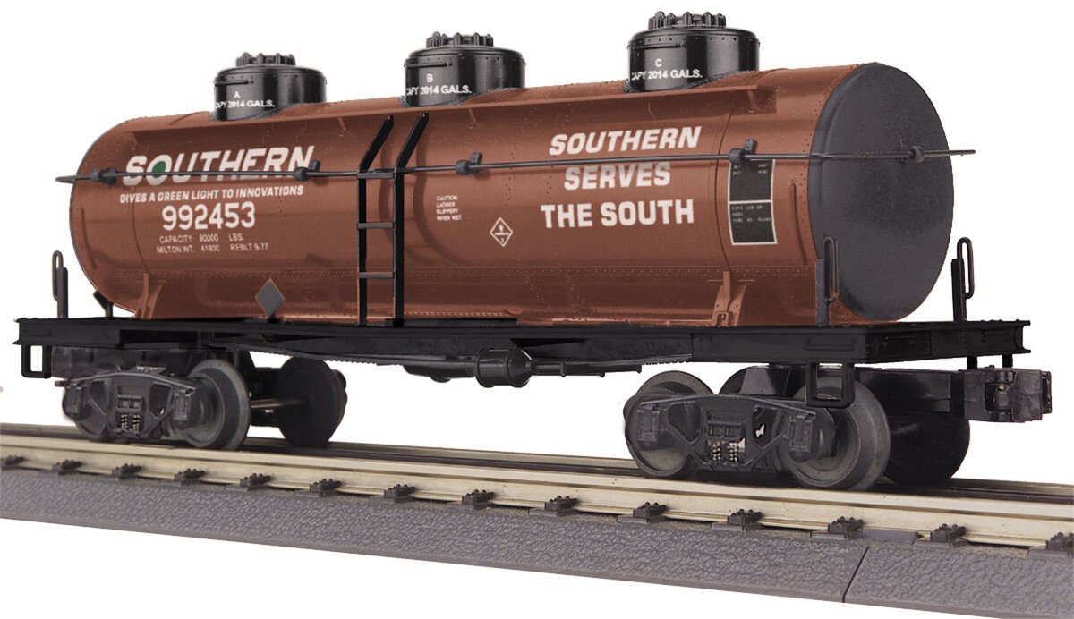 MTH 30-73275 O Gauge Southern 3-Dome Tank Car