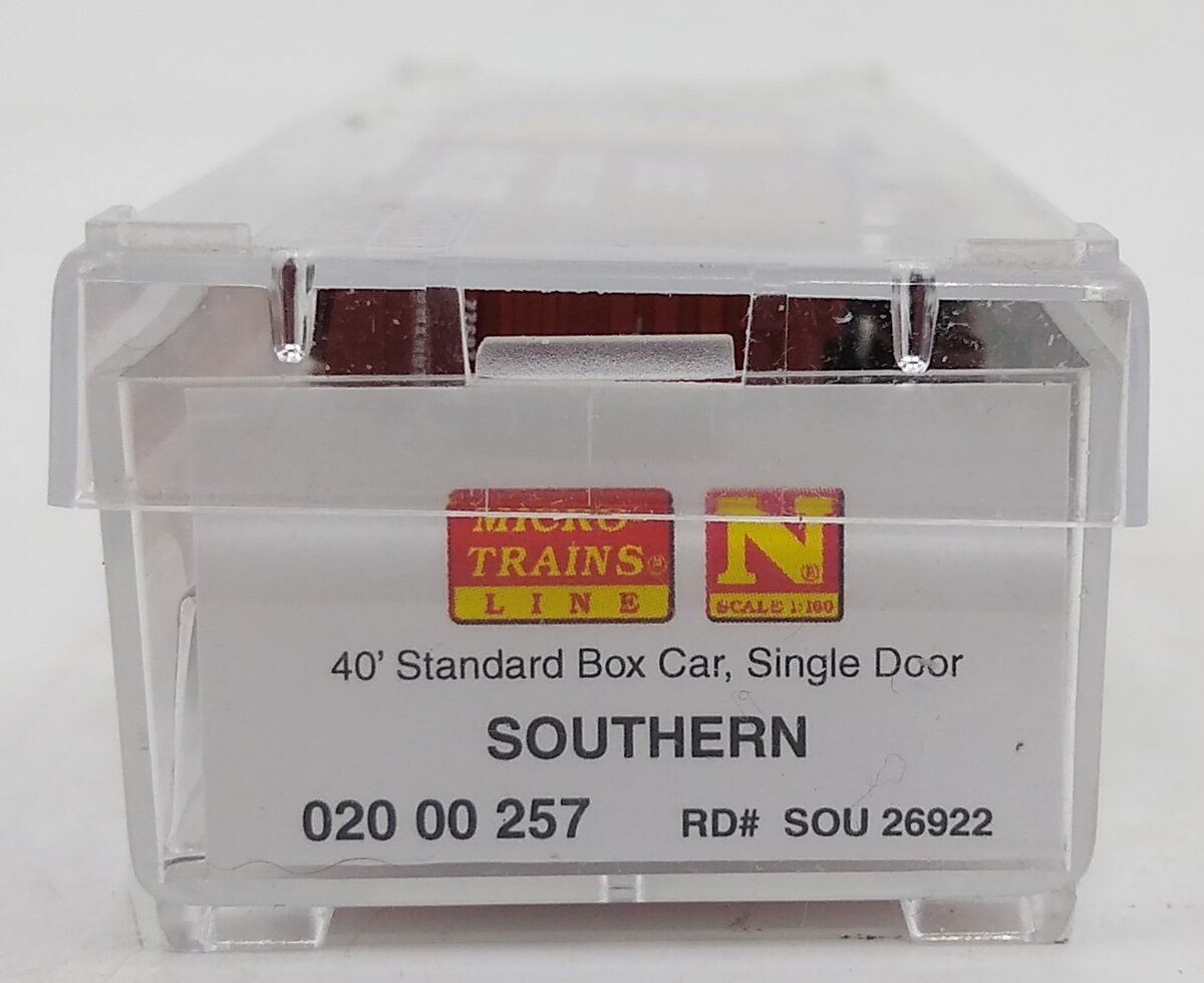 Micro-Trains 02000257 N Southern 40' Standard Single Door Boxcar #26922 NIB
