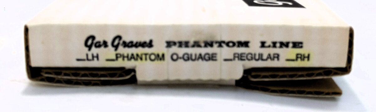 Gargraves 103 O 100" "Phantom" Right Hand Manual Switch Turnout