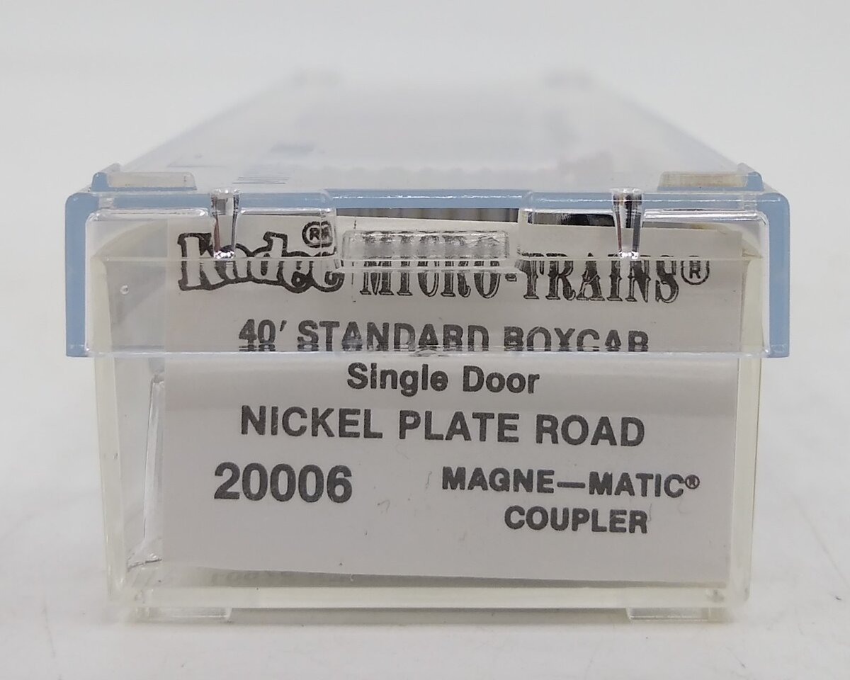 Micro-Trains 02000006 N Nickel Plate Road 40' Standard Single Door Boxcar #8502 LN/Box