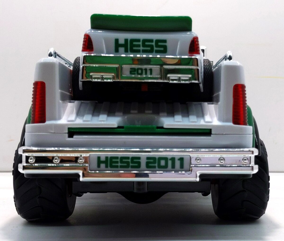 Hess 2011 Toy Truck and Race Car With Real Lights & Sound