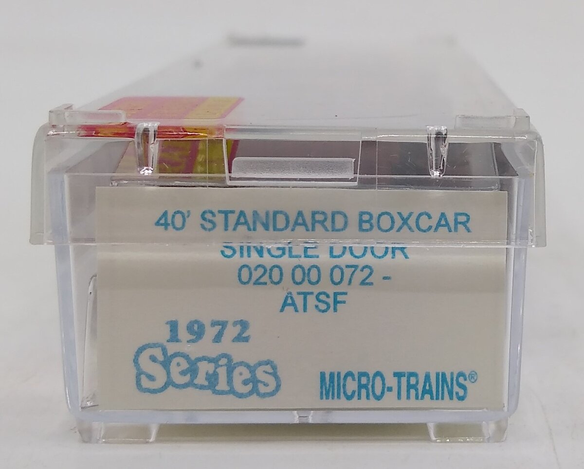 Micro-Trains 02000072 N ATSF 40' Standard Single Door Boxcar #143572