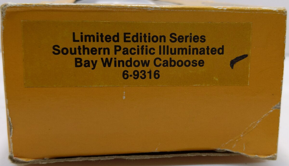 Lionel 6-9316 O Gauge Southern Pacific Bay Window Caboose LN/Box