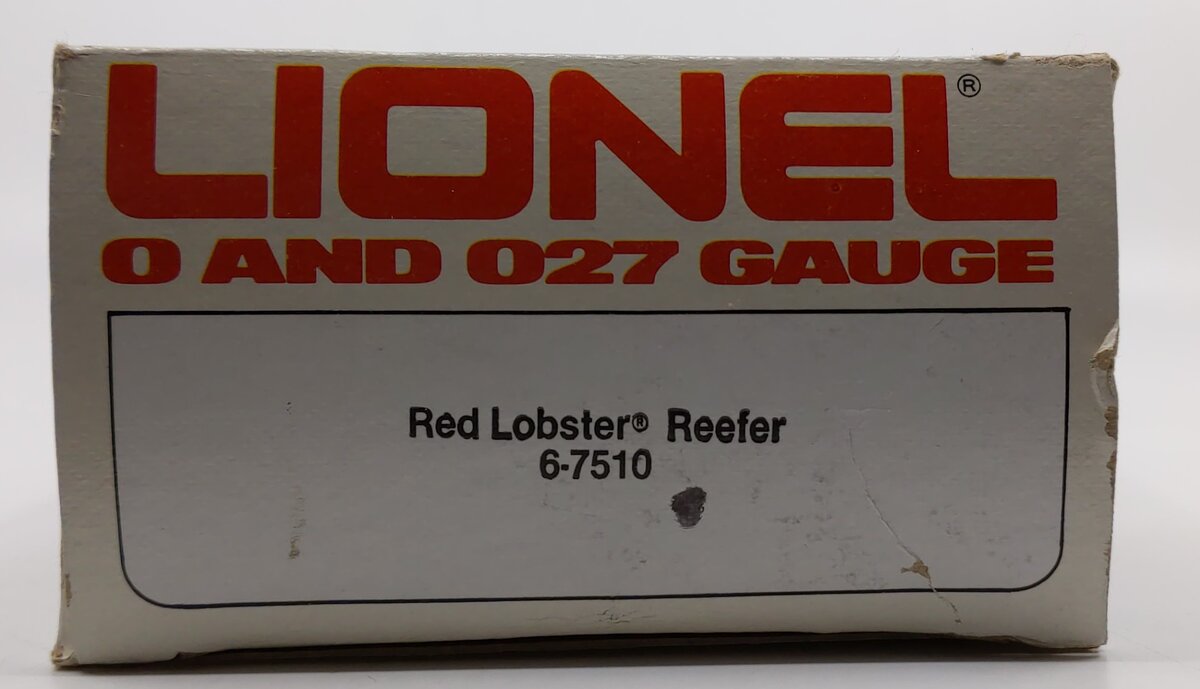 Lionel 6-7510 O Gauge Red Lobster Refrigerator Car NIB