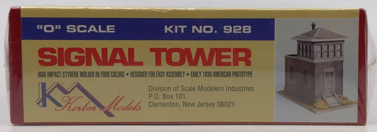 Korber 928 O Scale Early 30 American Offset Signal Tower Building Kit