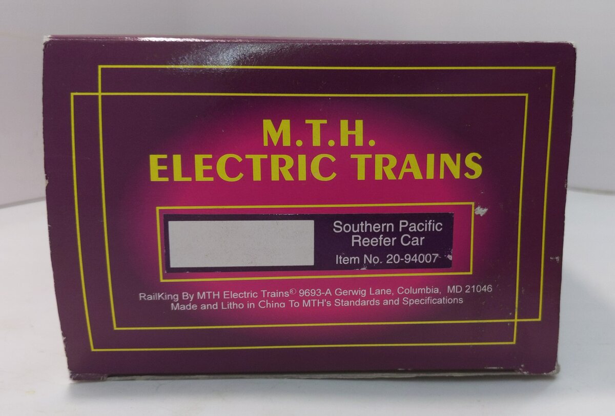 MTH 20-94007 O Southern Pacific Reefer Car #460000 LN/Box