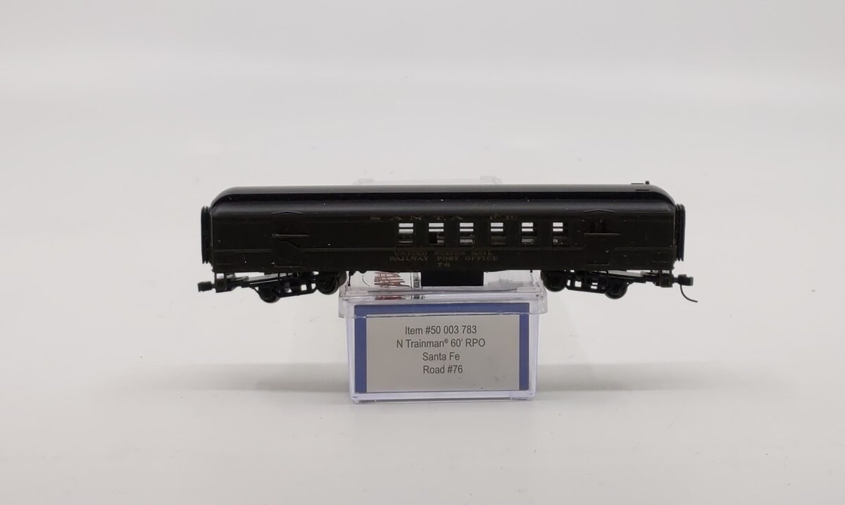 Atlas 50003783 N Santa Fe Trainman ACF 60' RPO Car #76