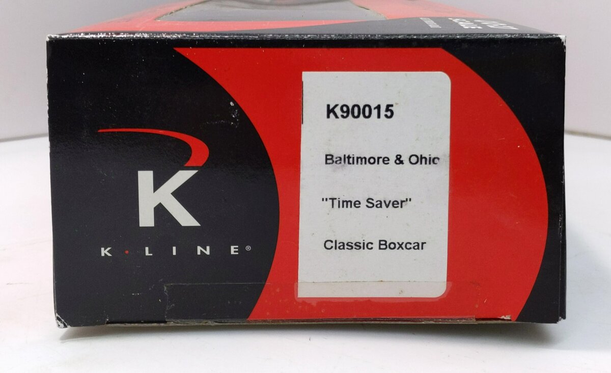 K-Line K90015 O Gauge Baltimore & Ohio "Time Saver" Boxcar #467434 LN/Box