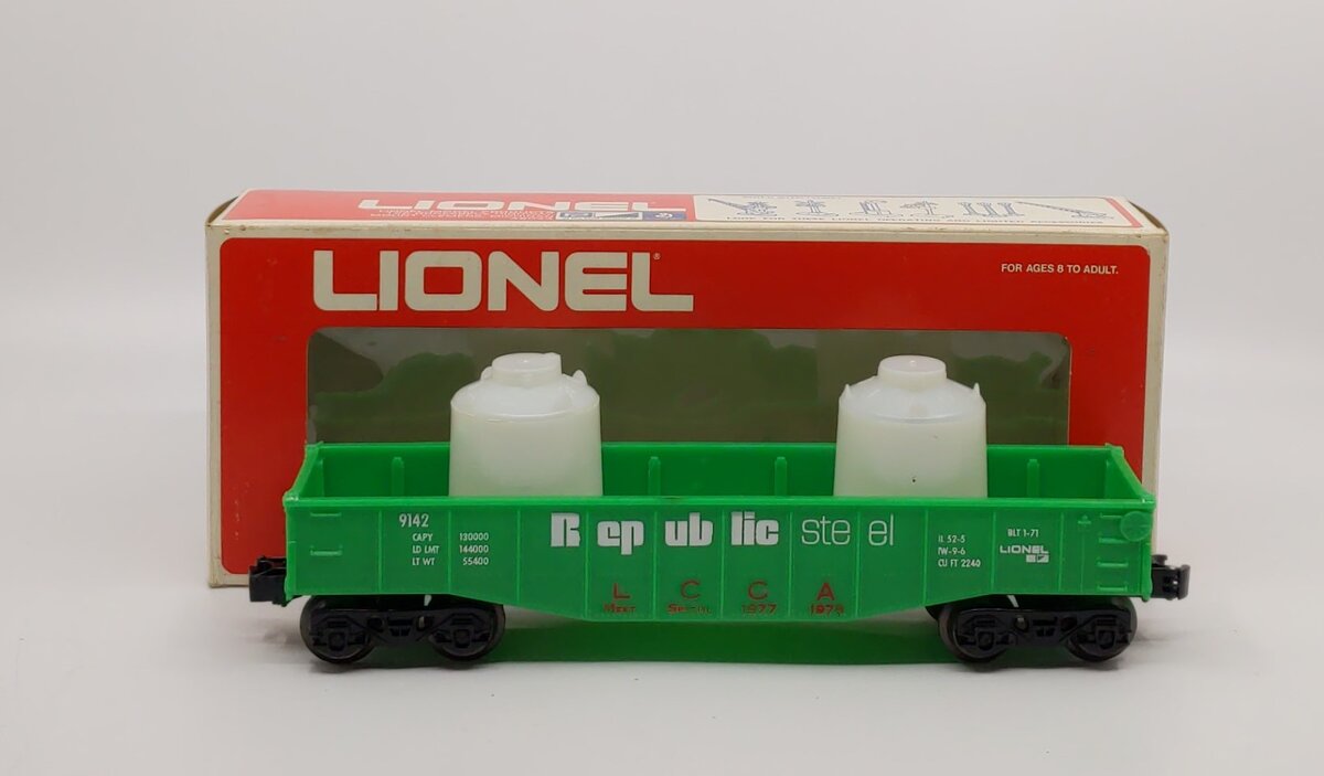 Lionel 6-9142 O-Gauge Republic Steel Gondola