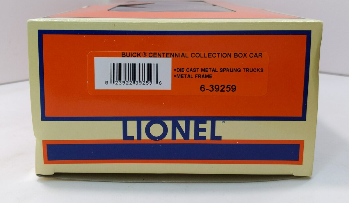 Lionel 6-39259 O Gauge Buick Centennial Boxcar LN/Box