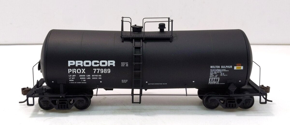 Walthers 932-7206 HO Scale Procor UTLX 16,000 Gallon Funnel Flow Tank Car #77989 LN/Box