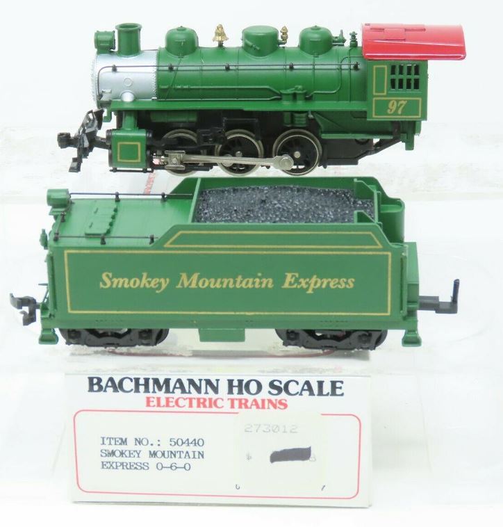 Bachmann 50440 HO Smokey Mountain USRA 0-6-0 w/Smoke & Short Haul Tender #97