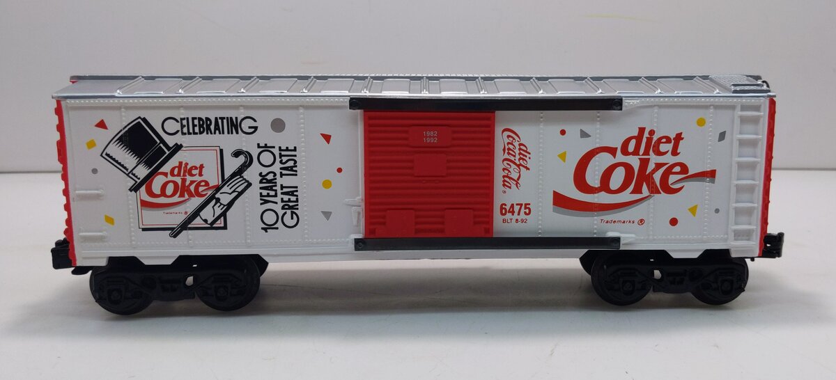 K-Line K6475 O Gauge 10th Anniversary Diet Coca Cola Boxcar EX