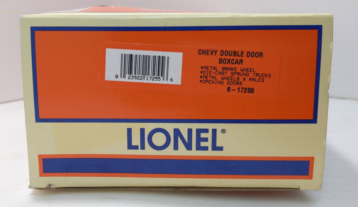 Lionel 6-17255 O Gauge Chevy Double Door Boxcar #9200 LN/Box