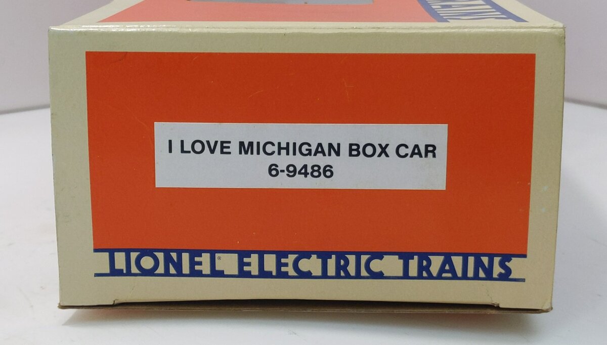 Lionel 6-9486 O Gauge I Love Michigan Boxcar #9486 LN/Box