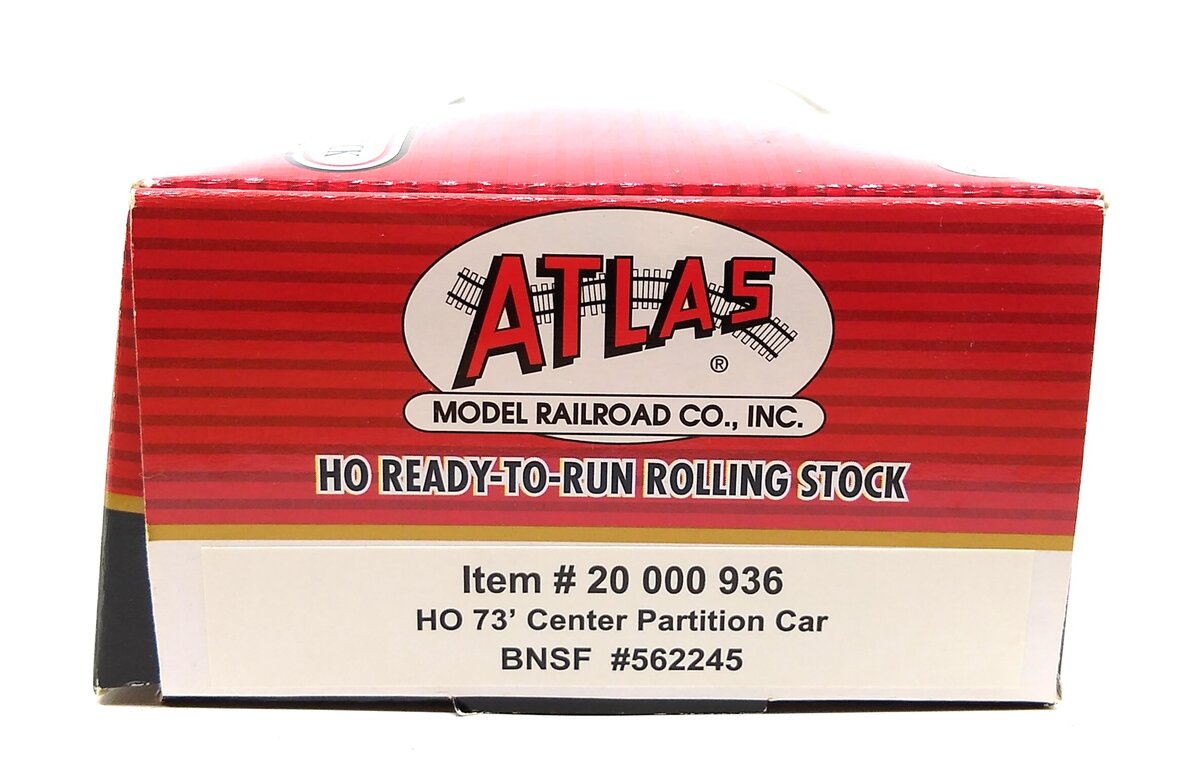 Atlas 20000936 HO BNSF 73' Center Beam Flat Car #562245