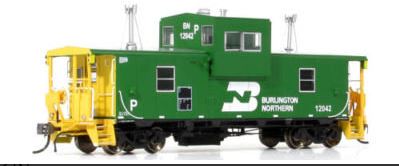 Rapido Trains 110017 HO Burlington Northern Wide-Vision Caboose #12042