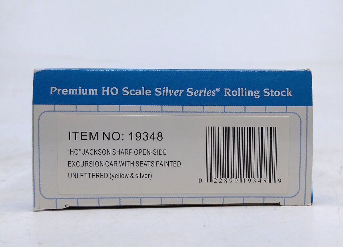 Bachmann 19348 HO Jackson Sharp Open-Side Excursion Car w/Seats