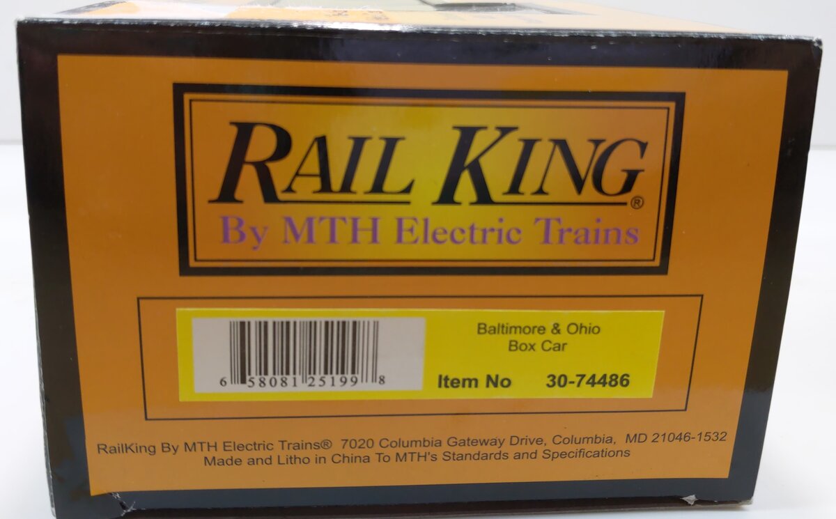 MTH 30-74486 O Gauge Baltimore & Ohio Box Car #467435