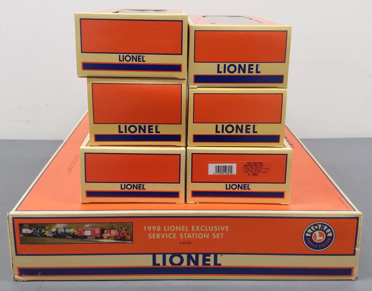 Lionel 6-21753 1998 Exclusive Service Station O Gauge Train Set EX/Box