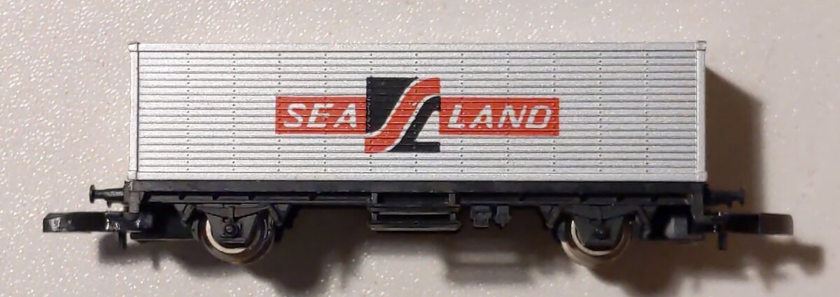 Marklin 8616 Z Scale Sealand Container Car LN